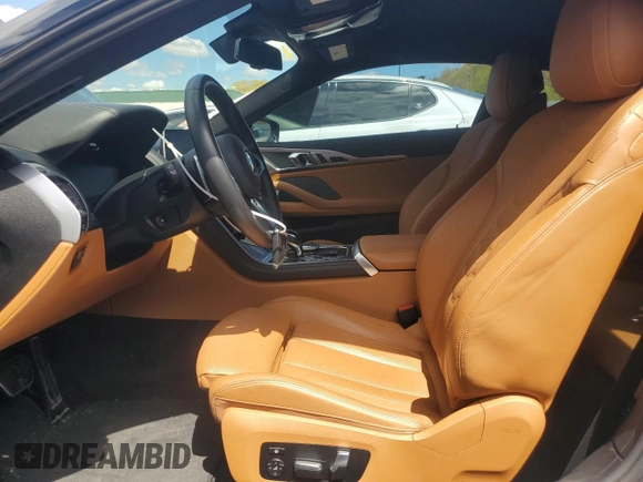 2019 BMW 8 Series M850i xDrive with VIN WBABC4C58KBU96829, listed as a Copart auction lot 54229794 with 20,285 mi miles and Salvage Title. Bid and sale history available at carsss.com. Image 7.