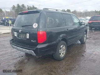 2003 Honda Pilot EX with VIN 2HKYF18523H598445, listed as a IAAI auction lot 41723462 with 234,598 mi miles. Bid and sale history available at carsss.com. Image 4.