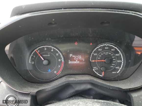 2019 Subaru Impreza with VIN 4S3GKAA65K3606283, listed as a Copart auction lot 53528205 with 50,640 mi miles and Clean Title. Bid and sale history available at carsss.com. Image 9.