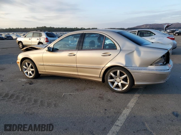 2003 Mercedes-Benz C 230 Kompressor with VIN WDBRF40JX3F395861, listed as a Copart auction lot 81585234 with 83,544 mi miles and Salvage Title. Bid and sale history available at DreamBid. Image 2.
