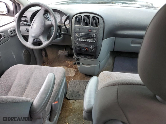 2007 Dodge Caravan SE with VIN 1D4GP25E47B258808, listed as a Copart auction lot 59620114 with 0 mi miles and Salvage Title. Bid and sale history available at carsss.com. Image 8.