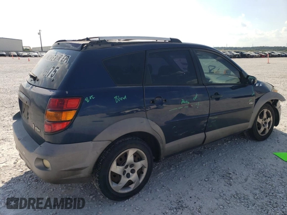 2003 Pontiac Vibe with VIN 5Y2SL62873Z436379, listed as a Copart auction lot 71825604 with 154,945 mi miles and Salvage Title. Bid and sale history available at carsss.com. Image 3.