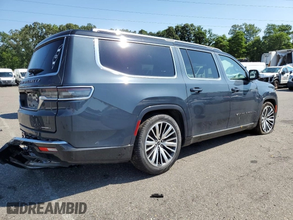 2024 Jeep Grand Wagoneer Series III with VIN 1C4SJSGP2RS186372, listed as a Copart auction lot 65153425 with Not provided miles and Salvage title. Bid and sale history available at DreamBid. Image 3.