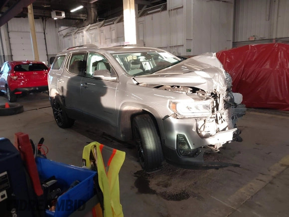 2023 GMC Acadia SLT with VIN 1GKKNULS7PZ133802, listed as a IAAI auction lot 41266532 with 22,214 mi miles and . Bid and sale history available at DreamBid. Image 1.