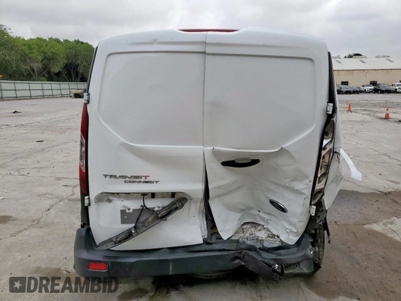2020 Ford Transit Connect XL with VIN NM0LS7E2XL1435968, listed as a Copart auction lot 57606555 with 62,596 mi miles and Salvage title. Bid and sale history available at DreamBid. Image 6.