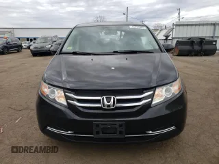 2017 Honda Odyssey EX-L with VIN 5FNRL5H68HB023916, listed as a Copart auction lot 48924965 with 121,603 mi miles and Salvage Title. Bid and sale history available at DreamBid. Image 5.