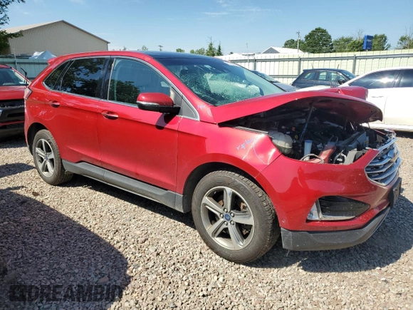 2020 Ford Edge Titanium with VIN 2FMPK4K93LBA02724, listed as a Copart auction lot 62760535 with 127,634 mi miles and Salvage title. Bid and sale history available at DreamBid. Image 4.