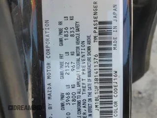 2011 Mazda 3 i Sport with VIN JM1BL1UF3B1411376, listed as a Copart auction lot 50990765 with 150,267 mi miles and Salvage Title. Bid and sale history available at DreamBid. Image 12.