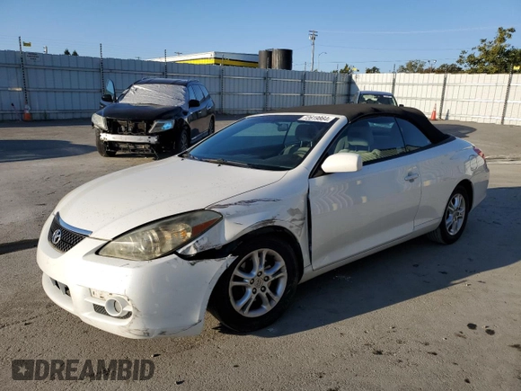 2007 Toyota Solara SE with VIN 4T1FA38P67U115629, listed as a Copart auction lot 72619864 with 215,101 mi miles and Salvage Title. Bid and sale history available at carsss.com. Image 1.