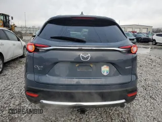2023 Mazda CX-9 Carbon Edition with VIN JM3TCBDY1P0634256, listed as a Copart auction lot 86912234 with 35,975 mi miles and Salvage Title. Bid and sale history available at carsss.com. Image 6.
