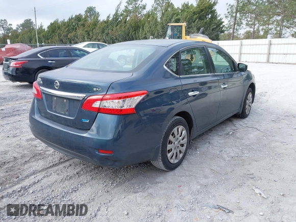2014 Nissan Sentra S with VIN 3N1AB7AP5EL686391, listed as a IAAI auction lot 41693438 with 254,465 mi miles and . Bid and sale history available at DreamBid. Image 4.