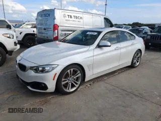 2017 BMW 4 Series 440i with VIN WBA4E3C39HG826209, listed as a Copart auction lot 74216254 with Not provided miles and Salvage title. Bid and sale history available at DreamBid. Image 1.