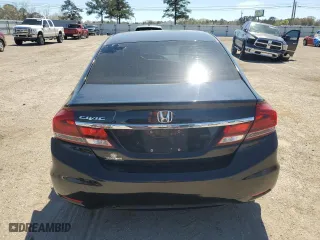 2015 Honda Civic Sedan LX with VIN 19XFB2F54FE294229, listed as a Copart auction lot 49464555 with 77,191 mi miles and Salvage Title. Bid and sale history available at carsss.com. Image 6.