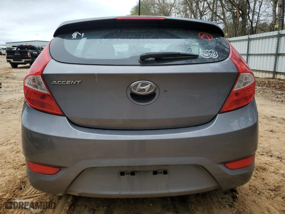 2014 Hyundai Accent SE with VIN KMHCU5AE0EU189351, listed as a Copart auction lot 50326985 with 74,476 mi miles and Salvage Title. Bid and sale history available at carsss.com. Image 6.