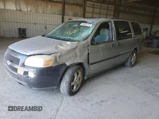 2008 Chevrolet Uplander LS with VIN 1GNDV23158D190201, listed as a Copart auction lot 56095244 with 0 mi miles and Salvage Title. Bid and sale history available at carsss.com. Image 1.
