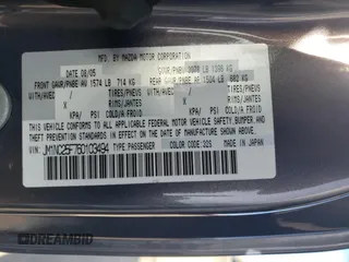 2006 Mazda MX-5 Miata Touring with VIN JM1NC25F760103494, listed as a Copart auction lot 50738485 with 117,089 mi miles and Salvage title. Bid and sale history available at DreamBid. Image 14.