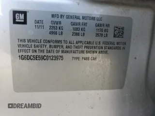 2012 Cadillac CTS с VIN 1G6DC5E59C0123975, выставлен на аукционе Copart как лот 56920795 с пробегом 160 297 миль миль и Списание • Salvage title. История ставок и продаж доступна на DreamBid. Изображение 12.