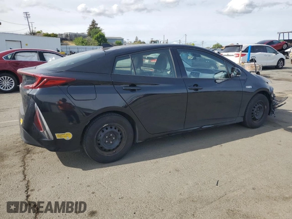 2020 Toyota Prius Prime LE with VIN JTDKARFP4L3144801, listed as a Copart auction lot 52203145 with 27,469 mi miles and Salvage Title. Bid and sale history available at carsss.com. Image 3.