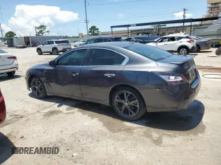 2013 Nissan Maxima S with VIN 1N4AA5AP6DC818837, listed as a Copart auction lot 61848785 with 149,145 mi miles and Salvage title. Bid and sale history available at DreamBid. Image 2.