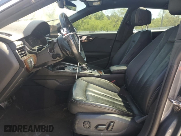 2019 Audi A5 Sportback Premium with VIN WAUANCF55KA051157, listed as a Copart auction lot 52394025 with 114,213 mi miles and Clean Title. Bid and sale history available at carsss.com. Image 7.