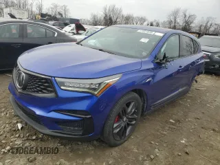 2021 Acura RDX w/A-Spec Package with VIN 5J8TC1H63ML018470, listed as a Copart auction lot 41851835 with 52,489 mi miles and Non Repairable. Bid and sale history available at carsss.com. Image 1.