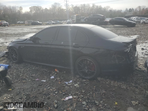 2019 Mercedes-Benz E 63 S AMG with VIN WDDZF8KBXKA552790, listed as a Copart auction lot 82524134 with 73,830 mi miles and Salvage Title. Bid and sale history available at DreamBid. Image 2.