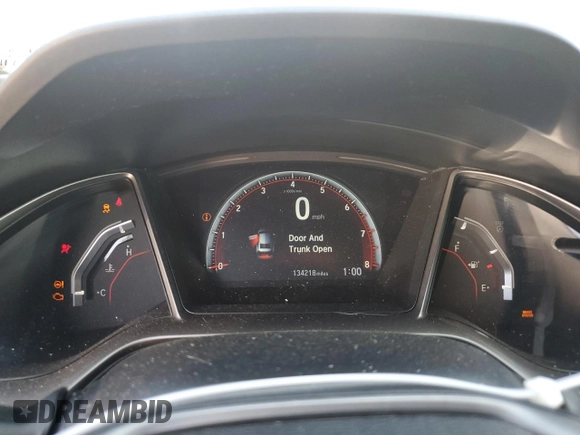 2017 Honda Civic Si with VIN 2HGFC3A56HH752212, listed as a Copart auction lot 52446995 with 134,218 mi miles and Salvage Title. Bid and sale history available at DreamBid. Image 9.
