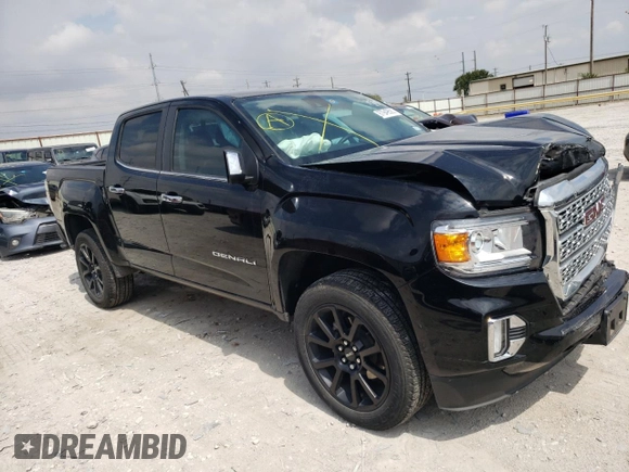 2022 GMC Canyon 4WD Denali with VIN 1GTG6EEN2N1205576, listed as a Copart auction lot 67949583 with 26,885 mi miles. Bid and sale history available at carsss.com. Image 4.