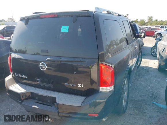 2011 Nissan Armada SV with VIN 5N1BA0ND4BN614438, listed as a IAAI auction lot 40604183 with 150,063 mi miles and . Bid and sale history available at DreamBid. Image 4.