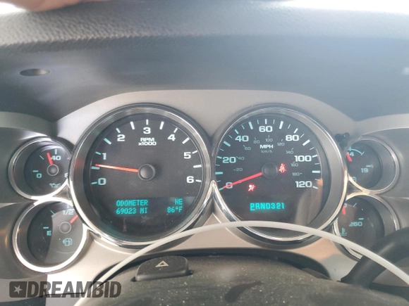 2013 Chevrolet Silverado 1500 LT with VIN 3GCPCSEA3DG237554, listed as a Copart auction lot 66333064 with 69,023 mi miles and Salvage Title. Bid and sale history available at DreamBid. Image 9.