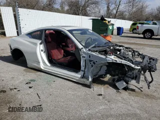 2017 Infiniti Q60 Red Sport 400 with VIN JN1FV7EL2HM700875, listed as a Copart auction lot 47393185 with Not provided miles and Salvage title. Bid and sale history available at DreamBid. Image 4.