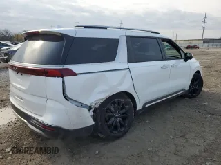 2024 Kia Carnival SX Prestige with VIN KNDNE5H39R6384812, listed as a Copart auction lot 81220754 with 14,378 mi miles and Salvage Title. Bid and sale history available at carsss.com. Image 3.