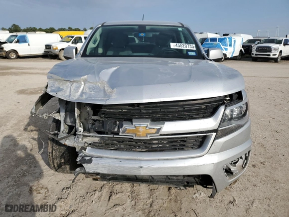 2020 Chevrolet Colorado 2WD Work Truck with VIN 1GCGSBEN3L1211037, listed as a Copart auction lot 45520735 with 61,302 mi miles and Salvage Title. Bid and sale history available at carsss.com. Image 5.