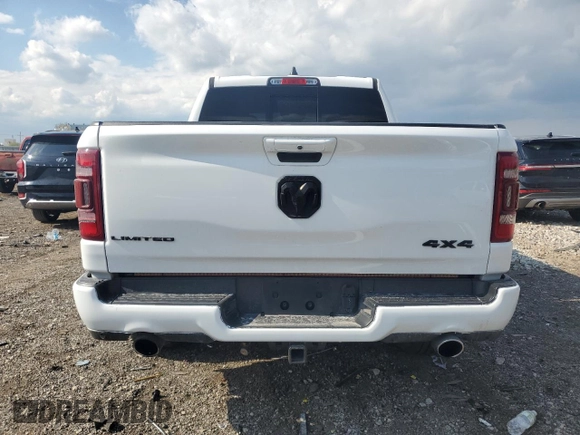 2023 Ram 1500 Limited with VIN 1C6SRFHTXPN528522, listed as a Copart auction lot 59008225 with 27,293 mi miles and Salvage title. Bid and sale history available at DreamBid. Image 6.