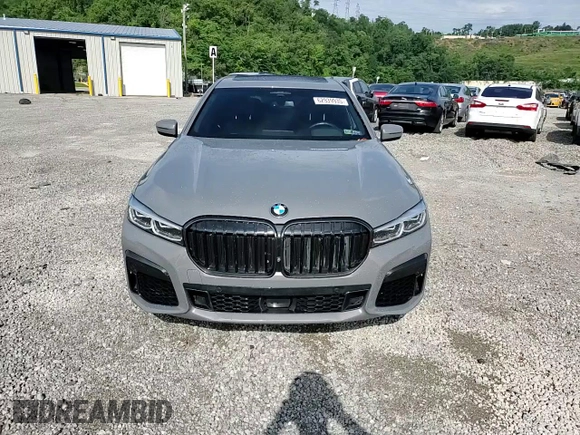 2021 BMW 7 Series 750i xDrive with VIN WBA7U2C0XMCF73616, listed as a Copart auction lot 62939935 with 57,052 mi miles and Salvage title. Bid and sale history available at DreamBid. Image 13.