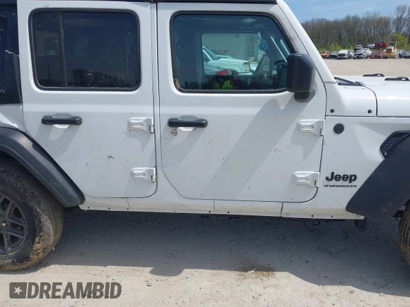 2024 Jeep Wrangler Willys with VIN 1C4PJXDG5RW244037, listed as a IAAI auction lot 42070305 with 29,580 mi miles and . Bid and sale history available at carsss.com. Image 13.