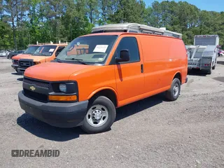 2017 Chevrolet Express Cargo Van with VIN 1GCWGAFF8H1329753, listed as a IAAI auction lot 42126110 with 187,569 mi miles. Bid and sale history available at carsss.com. Image 17.