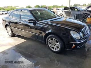 2003 Mercedes-Benz E-Class 3.2L with VIN WDBUF65J53A250044, listed as a Copart auction lot 72138634 with 0 mi miles and Salvage Title. Bid and sale history available at carsss.com. Image 4.