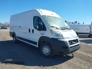 2021 Ram ProMaster Cargo with VIN 3C6FRVJG6ME501455, listed as a IAAI auction lot 41668222 with 81,121 mi miles. Bid and sale history available at carsss.com. Image 1.