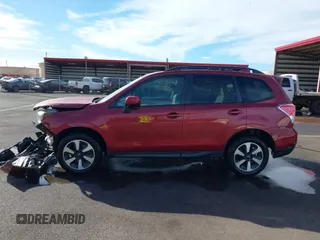 2017 Subaru Forester Premium with VIN JF2SJAEC6HG553514, listed as a IAAI auction lot 41365516 with 91,518 mi miles. Bid and sale history available at carsss.com. Image 14.