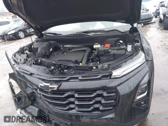 2025 Chevrolet Equinox AWD LT with VIN 3GNAXPEG0SL135474, listed as a IAAI auction lot 41656451 with 2,242 mi miles. Bid and sale history available at carsss.com. Image 10.