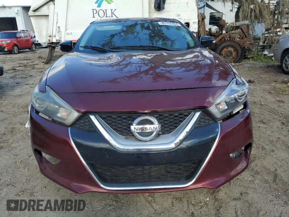 2017 Nissan Maxima SR with VIN 1N4AA6AP9HC378169, listed as a Copart auction lot 85155424 with Not provided miles and Salvage title. Bid and sale history available at DreamBid. Image 5.