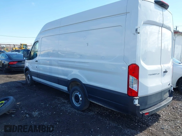 2023 Ford Transit Cargo with VIN 1FTBR3X86PKA69978, listed as a IAAI auction lot 41815672 with 60,590 mi miles and . Bid and sale history available at DreamBid. Image 3.