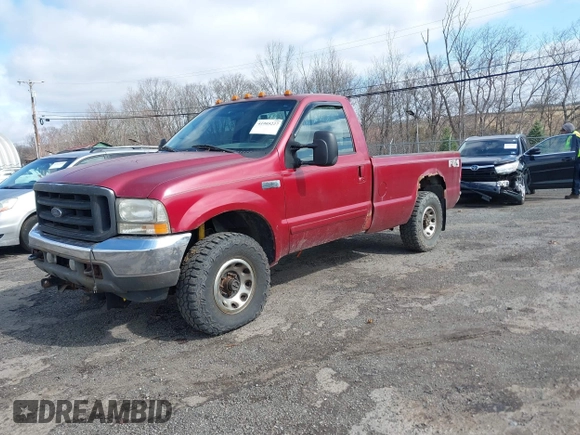 2001 Ford Super Duty F-250 XL with VIN 1FTNF21F81EA91185, listed as a IAAI auction lot 41905227 with 182,980 mi miles. Bid and sale history available at carsss.com. Image 2.