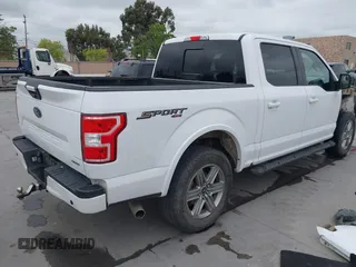 2018 Ford F-150 XL with VIN 1FTEW1EP0JKD97635, listed as a IAAI auction lot 42061289 with 108,495 mi miles. Bid and sale history available at carsss.com. Image 4.