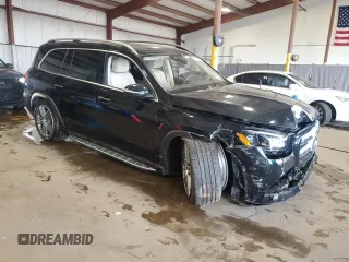 2021 Mercedes-Benz GLS 450 with VIN 4JGFF5KE6MA419030, listed as a Copart auction lot 59041075 with 39,780 mi miles and Salvage title. Bid and sale history available at DreamBid. Image 4.
