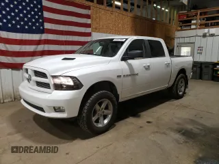 2012 Ram 1500 Sport with VIN 1C6RD7MT4CS204535, listed as a Copart auction lot 63507905 with 185,293 mi miles and Clean title. Bid and sale history available at DreamBid. Image 1.