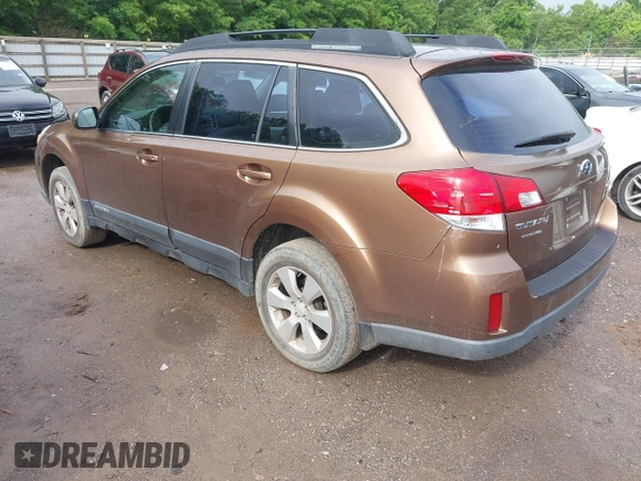 2012 Subaru Outback 2.5i with VIN 4S4BRCAC1C1249197, listed as a IAAI auction lot 42345390 with 97,988 mi miles and . Bid and sale history available at DreamBid. Image 3.
