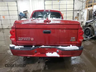 2007 Dodge Dakota SLT with VIN 1D7HW48P37S221039, listed as a Copart auction lot 48104975 with 138,371 mi miles and Salvage Title. Bid and sale history available at carsss.com. Image 6.