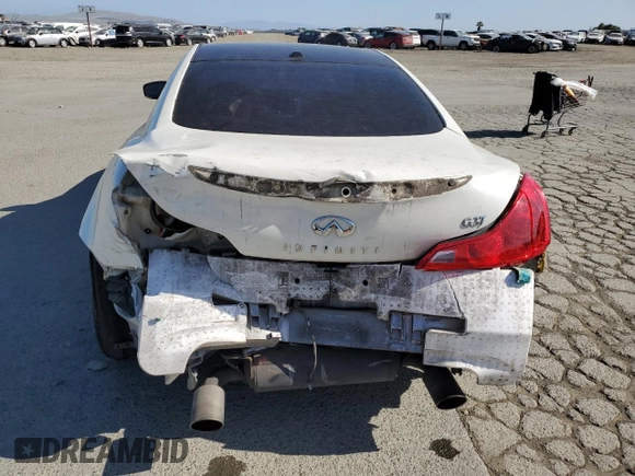 2008 Infiniti G37 Journey with VIN JNKCV64E38M111037, listed as a Copart auction lot 55706405 with 208,050 mi miles and Salvage Title. Bid and sale history available at DreamBid. Image 6.